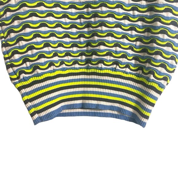 Y2K Diesel Sweater Vest Sz S Made In Italy Sleeveless Knit V-Neck Streetwear - Picture 5 of 10